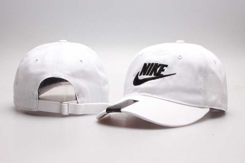 Nike Logo White Fashion Adjustable Hat YPMY